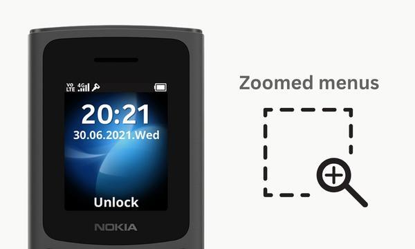 Điện thoại Nokia 105 4G thao tác nhanh gọn