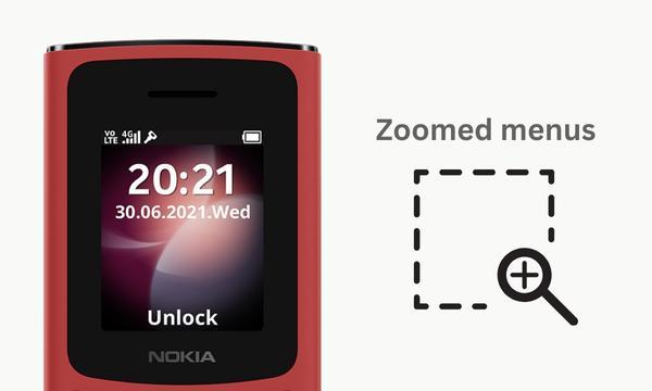 Điện thoại Nokia 105 4G thao tác nhanh gọn