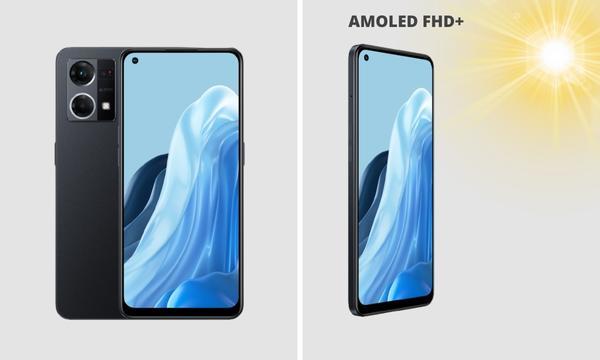 Điện thoại OPPO Reno7 4G 8GB/128GB Đen màn hình AMOLED FHD+ 