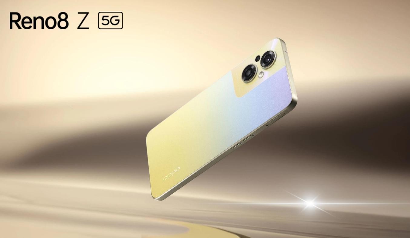 Điện thoại OPPO Reno8 Z 5G 8GB/256GB Vàng đồng công nghệ OPPO Glow độc quyền lấp lánh
