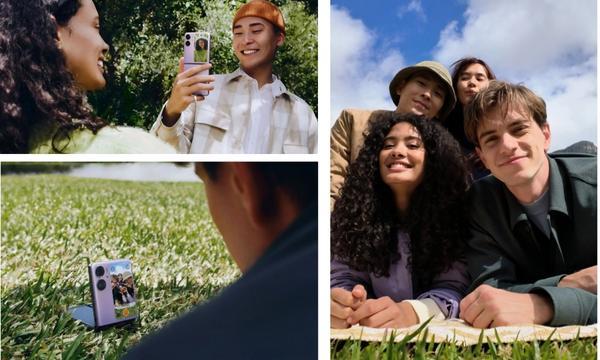 Điện thoại OPPO Find N2 Flip chụp hình bằng cử chỉ