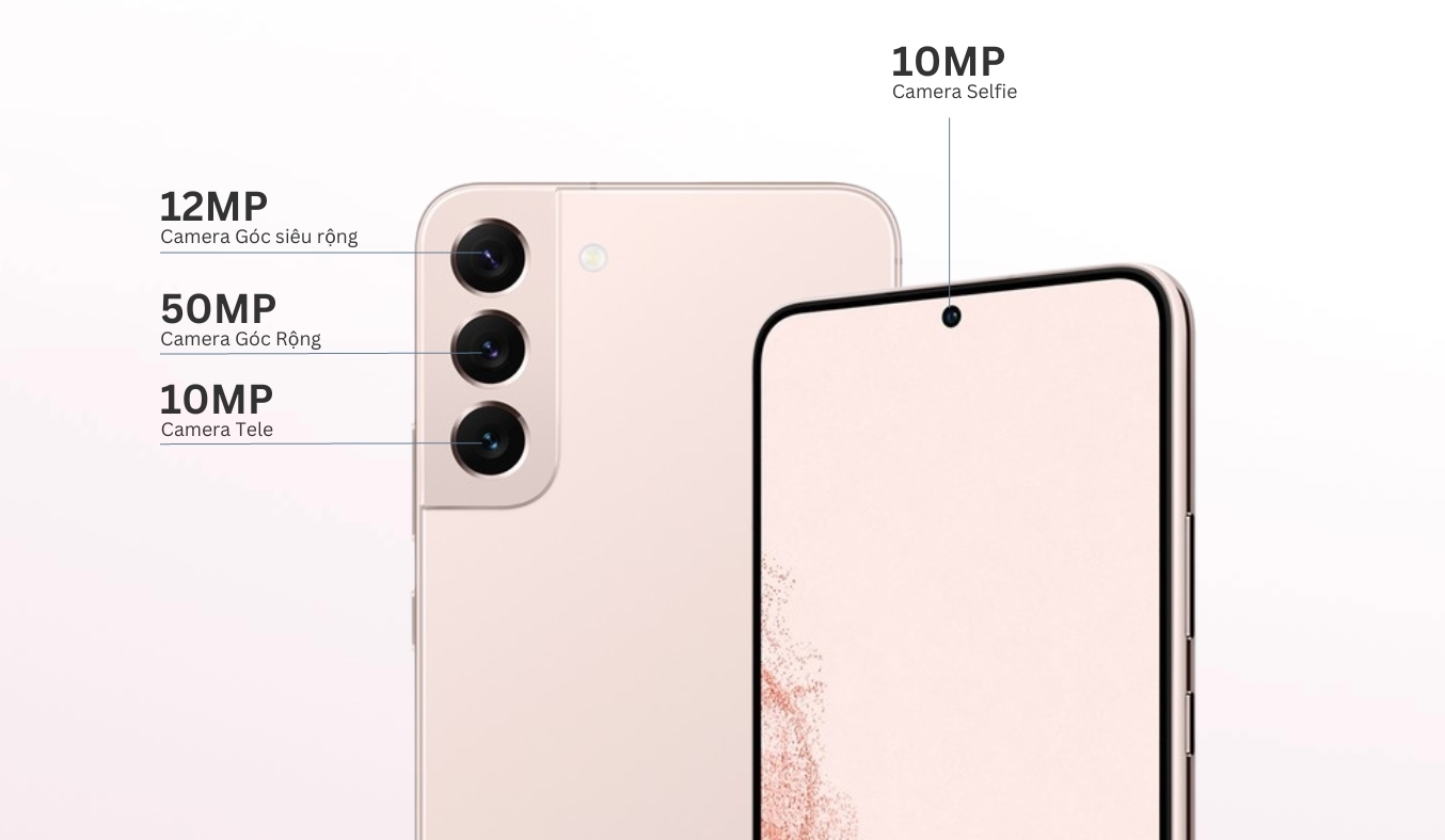 Điện thoại Samsung Galaxy S22 5G 128GB camera chụp ảnh đẹp