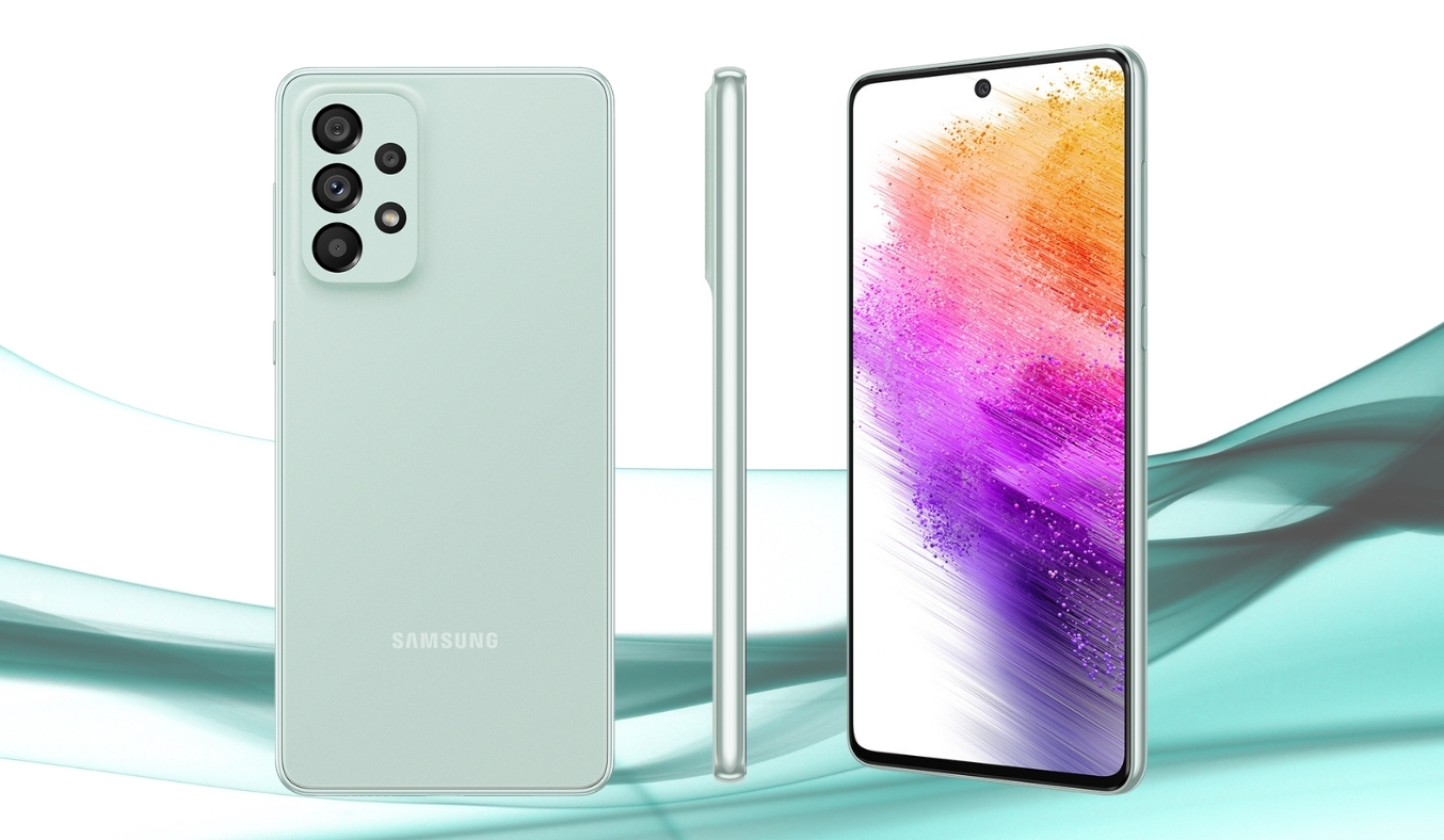 Điện thoại Samsung Galaxy A73 màu sắc cuốn hút