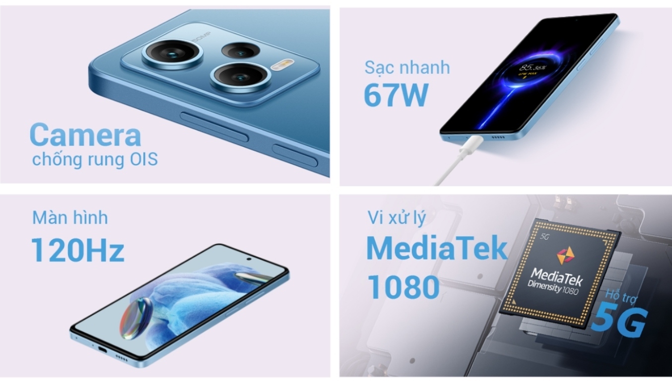 Điện thoại Xiaomi Redmi Note 12 Series chơi game tốt