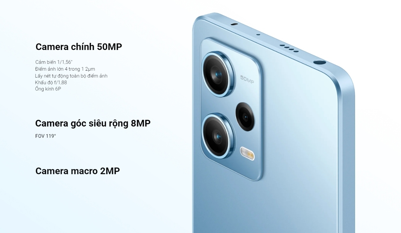 Điện thoại Xiaomi Redmi Note 12 Series chụp hình sắc nét