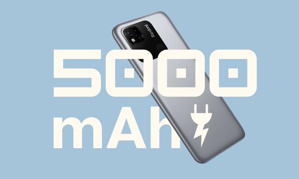 Điện thoại Xiaomi Redmi 10A 2GB/32GB Bạc dung lượng pin 5000mAh