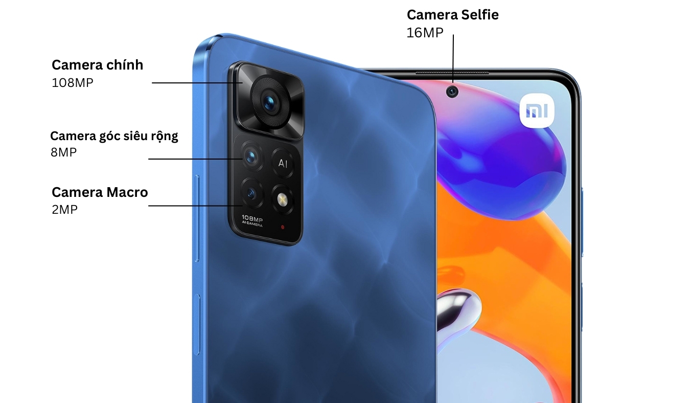 Điện thoại Xiaomi Redmi Note 11 Pro 5G chụp hình sắc nét
