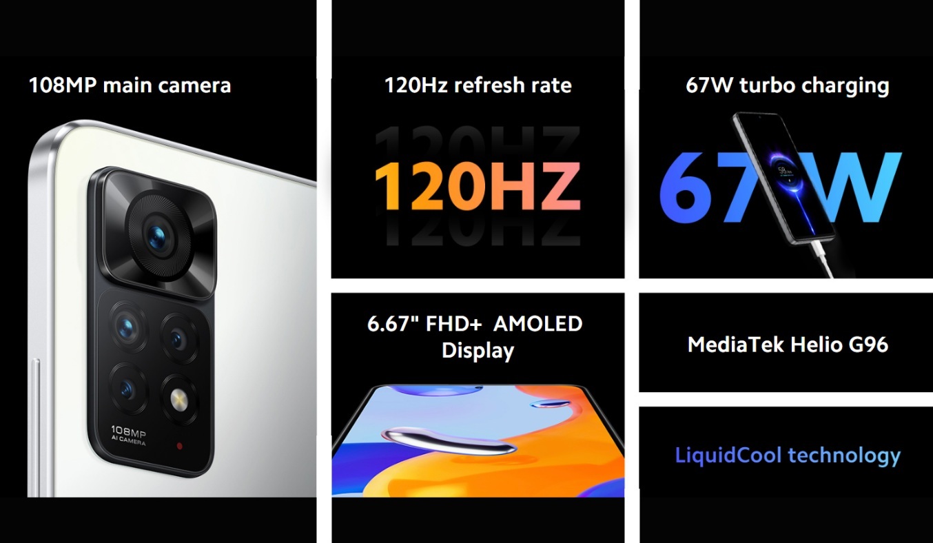 Điện thoại Xiaomi Redmi Note 11 Pro chơi game tốt