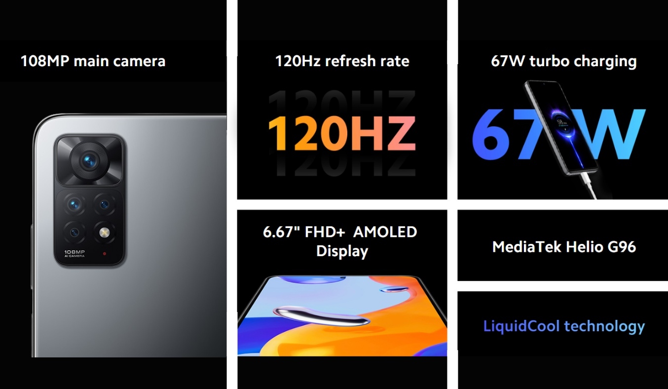 Điện thoại Xiaomi Redmi Note 11 Pro chơi game tốt