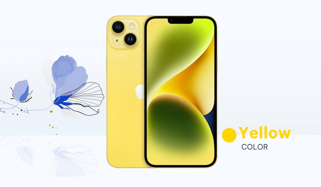 Điện thoại iPhone 14 màu Vàng diện mạo sang trọng