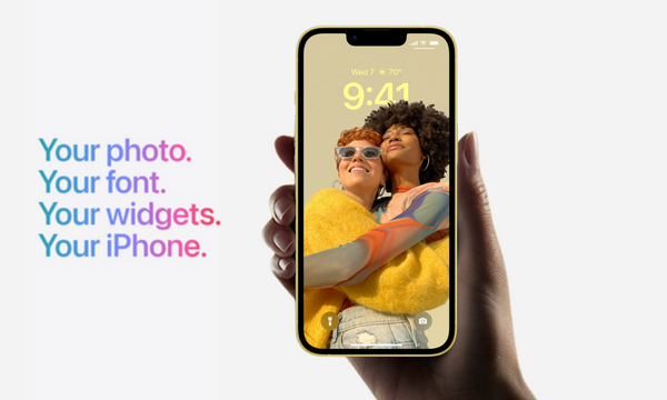 Điện thoại iPhone 14 màu Vàng chạy trên hệ điiều hành iOS 16