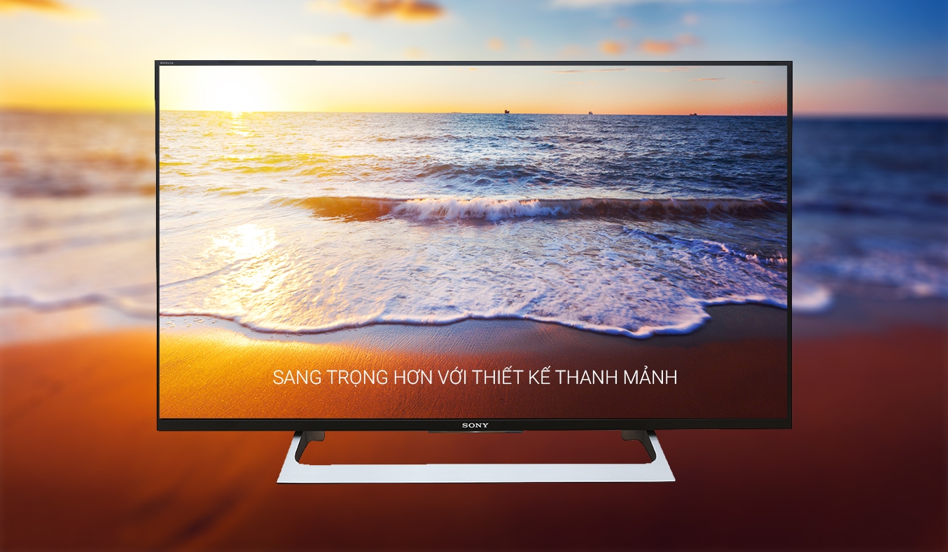 Tivi 4K Sony 43 inch KD-43X8000E VN3 thiết kế đẹp, chất lượng cao