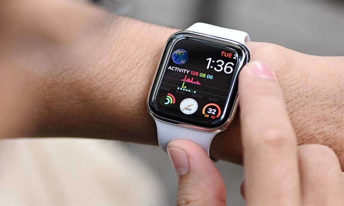 Apple Watch Series 3 42MM Silver - White Sport Band theo dõi tình hình sức khỏe