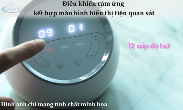 Máy hút sữa điện đôi Gluck Baby GP60