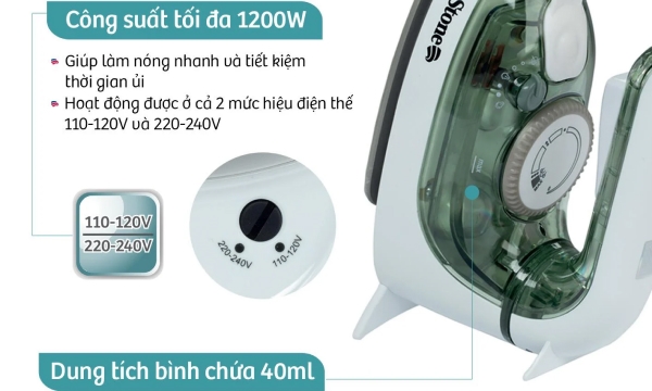 Bàn ủi hơi nước BlueStone SIB-3819