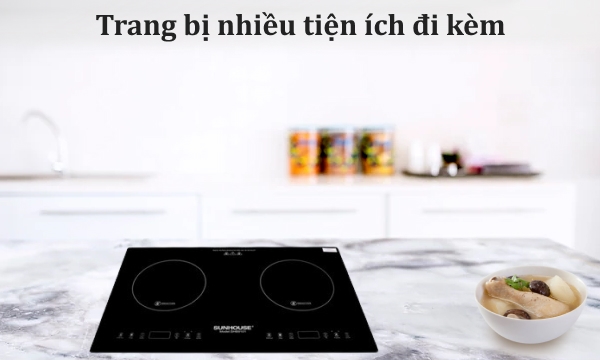 Bếp từ đôi Sunhouse SHB9101