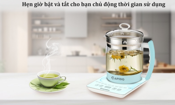 Bình điện đa năng Rapido 1.8 lít RMK0818-S