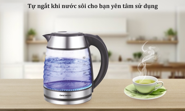 Bình đun siêu tốc 1.7 lít Daewoo DWK-GL1803