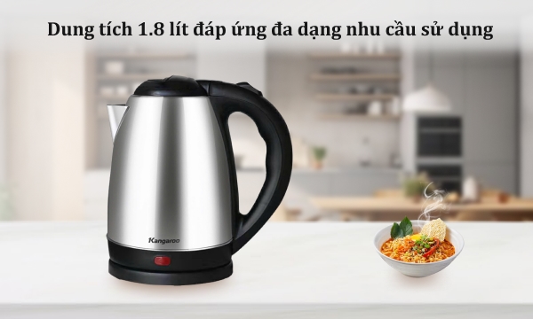 Bình đun siêu tốc 1.8 lít Kangaroo KGWK18I2