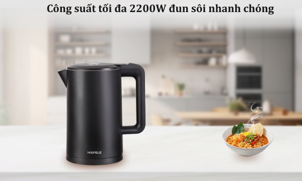 Bình đun siêu tốc Hafele 1.7 lít HS-K1705DB
