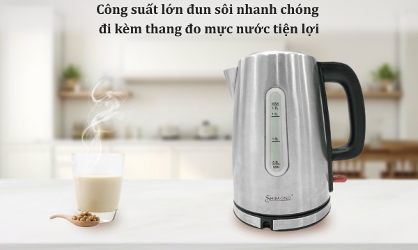 Bình đun siêu tốc Shimono 1.7 lít SM19JK