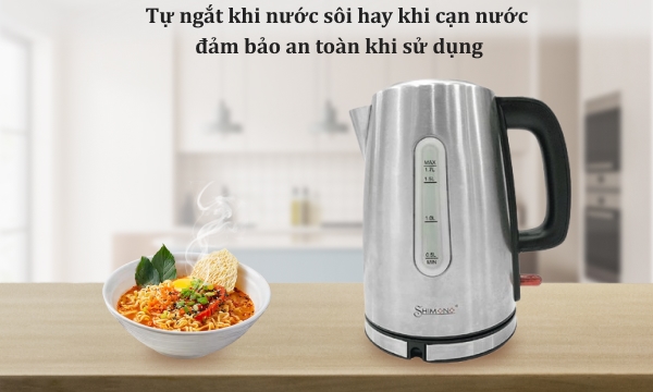 Bình đun siêu tốc Shimono 1.7 lít SM19JK