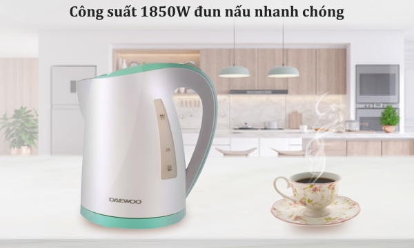 Ấm đun siêu tốc Daewoo 1.7 lít DEK-D6500