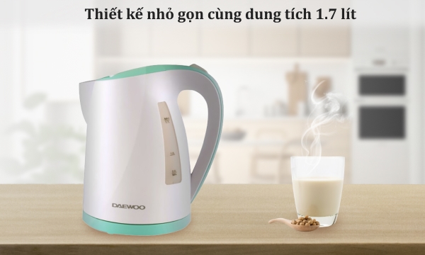 Ấm đun siêu tốc Daewoo 1.7 lít DEK-D6500
