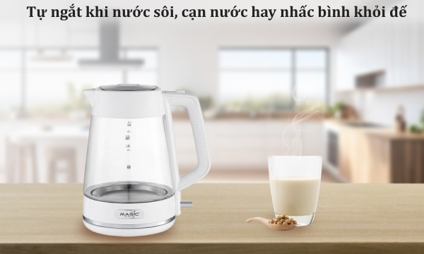 Bình đun siêu tốc Magic Eco 1.7 lít AC-41