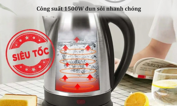 Bình đun siêu tốc Magic 1.8 lít A-08