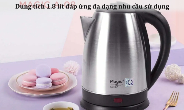 Bình đun siêu tốc Magic 1.8 lít A-08