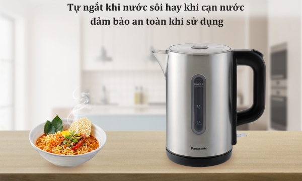 Bình đun siêu tốc Panasonic 1.7 lít NC-K301SRA