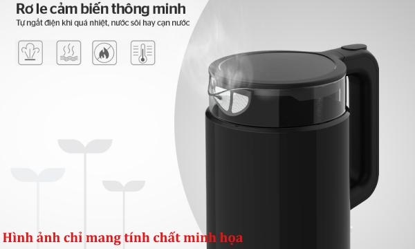 Bình đun siêu tốc Sunhouse 1.7 lít SHD1330