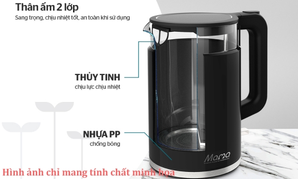 Bình đun siêu tốc Sunhouse 1.7 lít SHD1330