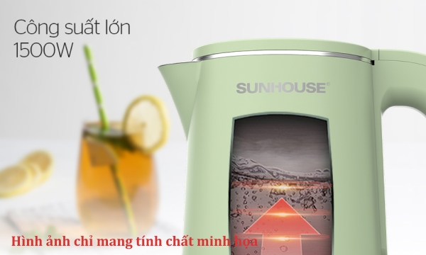Bình đun siêu tốc Sunhouse 1.8 lít SHD1353
