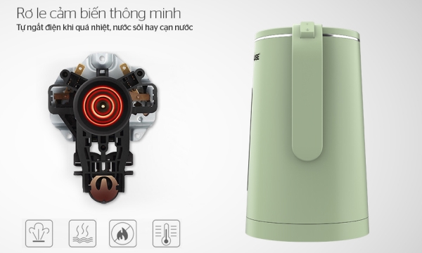 Bình đun siêu tốc Sunhouse 1.8 lít SHD1353