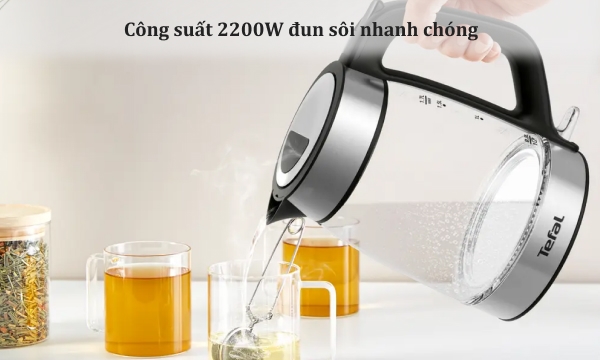 Bình đun siêu tốc 1.7 lít Tefal KI605830