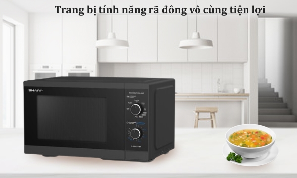 Lò vi sóng Sharp 25 lít R-G251TV-BK