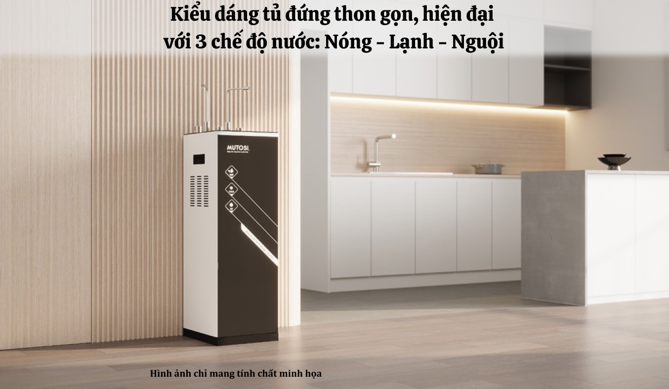 Máy lọc nước nóng lạnh nguội Mutosi 10 lõi MP-S101-2EU