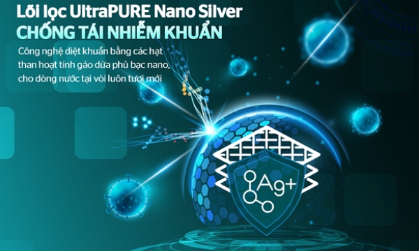 Máy lọc nước nóng lạnh RO UltraPURE Sunhouse 10 lõi SHA76211KL