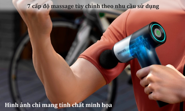 Súng massage Fascial Gun Philips PPM7323