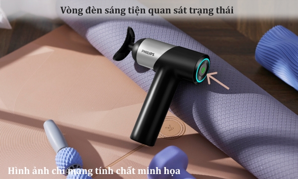 Súng massage Fascial Gun Philips PPM7323