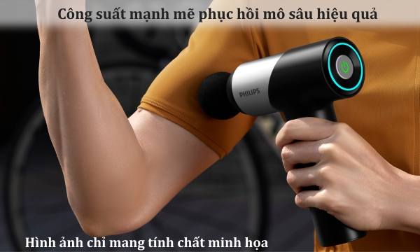 Súng massage Fascial Gun Philips PPM7323