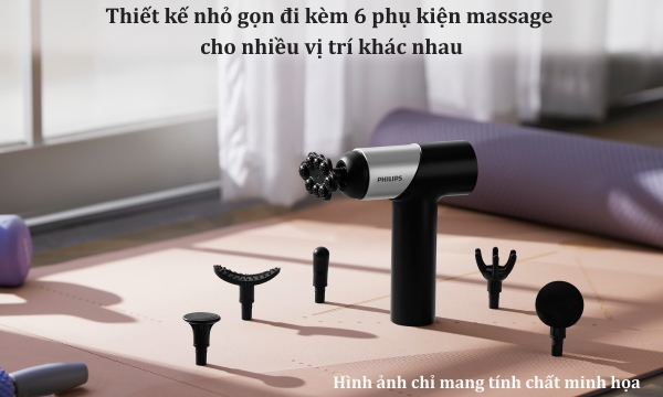 Súng massage Fascial Gun Philips PPM7323