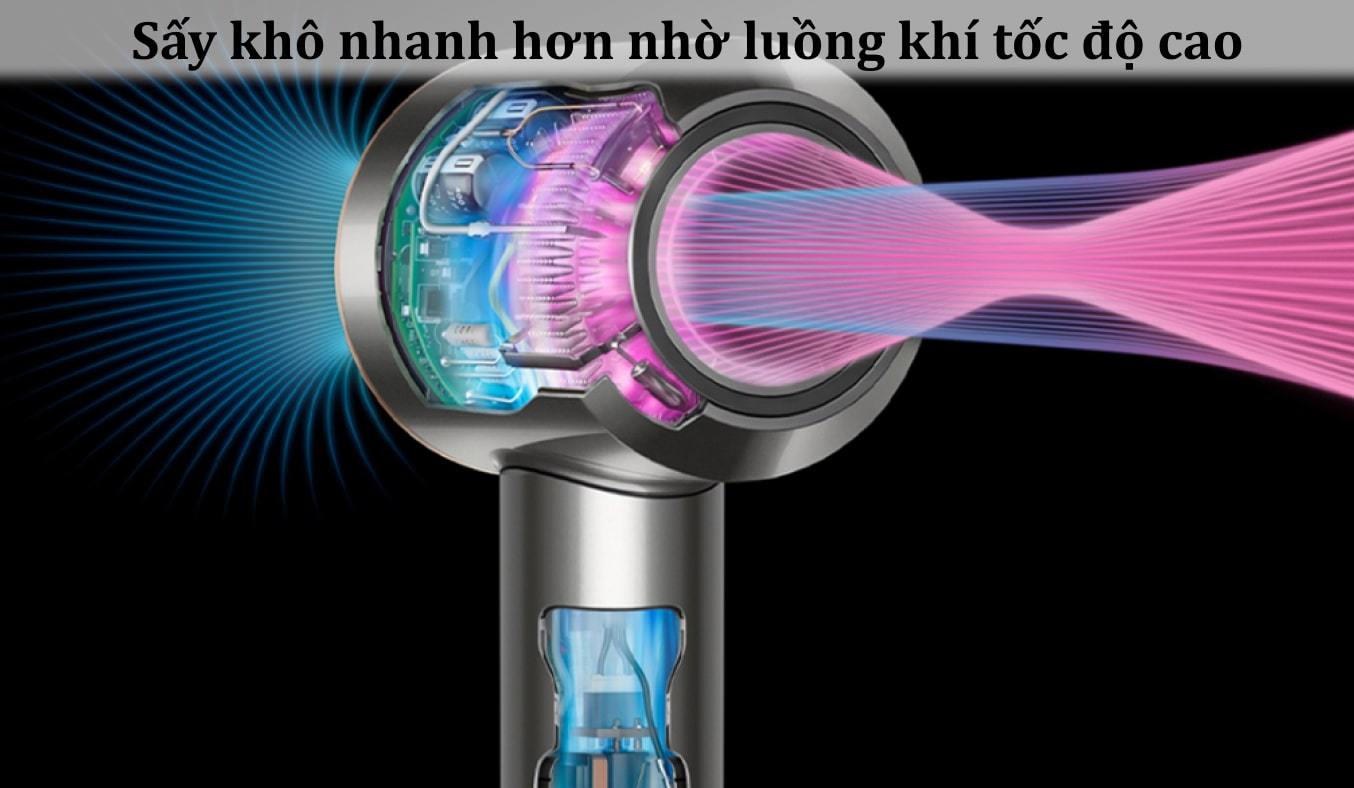 Máy sấy tóc Dyson Supersonic™ HD15 (Đen/Xám)