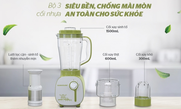 Máy xay sinh tố Sunhouse SHD5312G