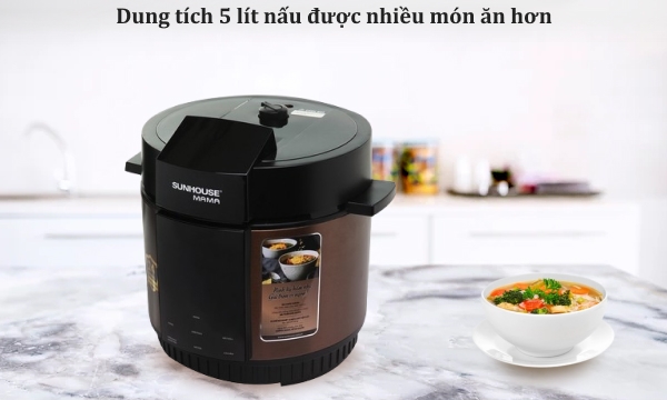 Nồi áp suất điện Sunhouse Mama 5 lít SHD1588B