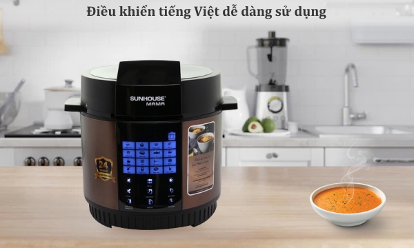 Nồi áp suất điện Sunhouse Mama 5 lít SHD1588B