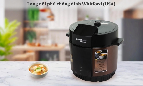 Nồi áp suất điện Sunhouse Mama 5 lít SHD1588B