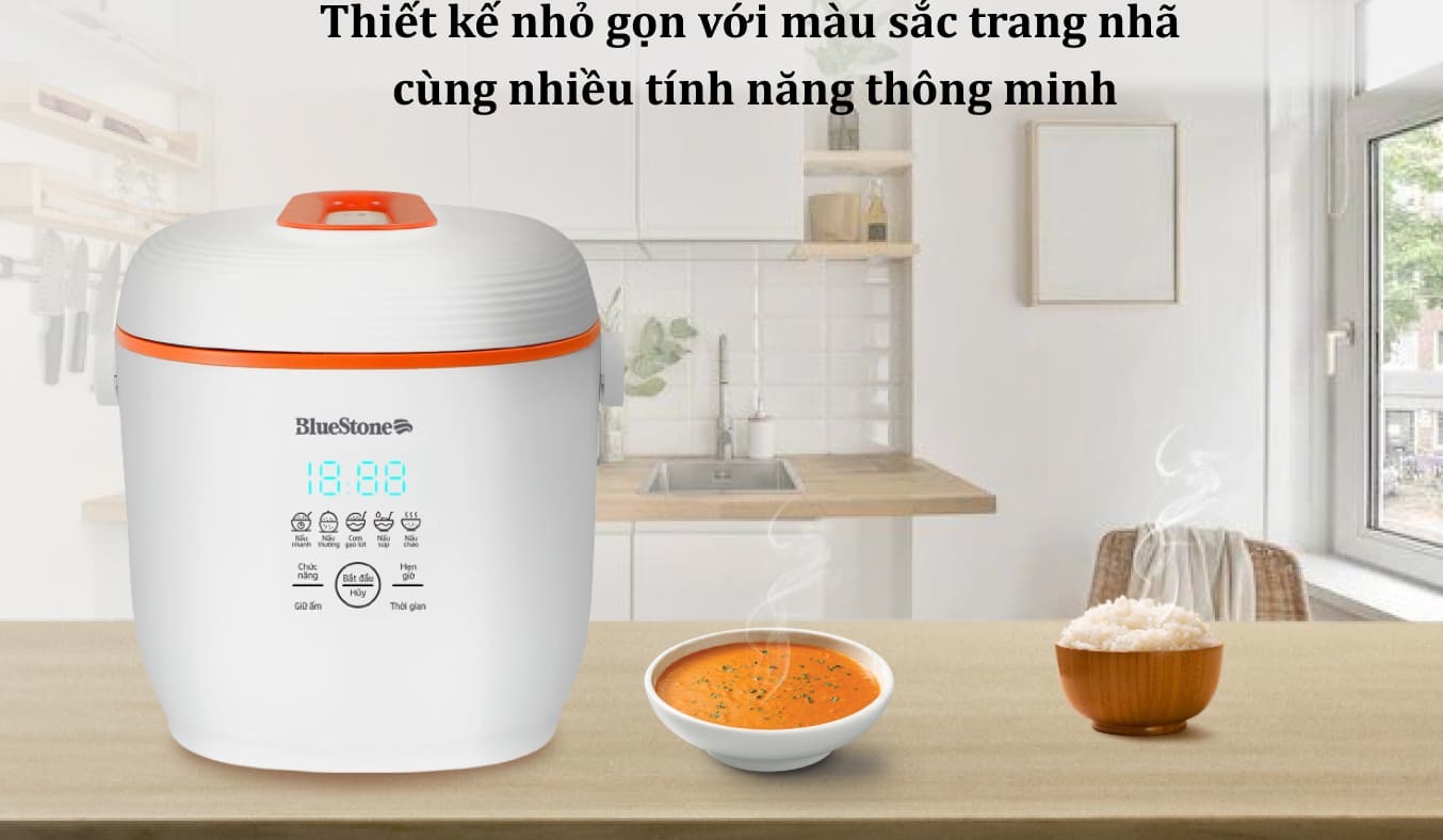 Nồi cơm điện tử BlueStone 0.6 lít RCB-5928